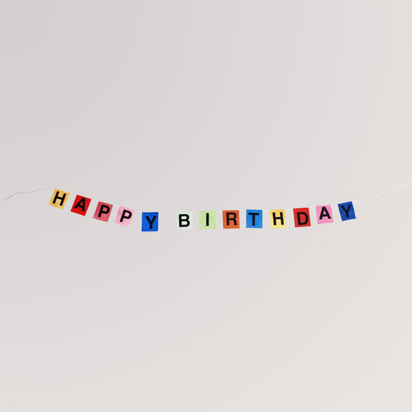 Girlande Happy Birthday von Tudi Billo
