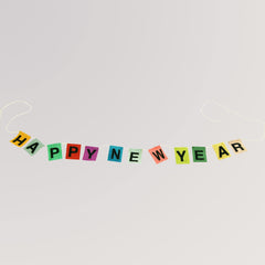 Girlande Happy New Year von Tudi Billo