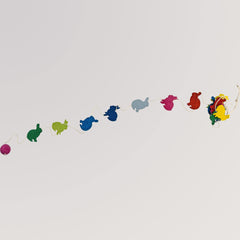 Girlande Hasen, bunt von Tudi Billo