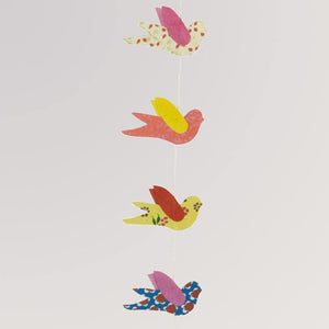 Girlande Vögel, bunt von Tudi Billo