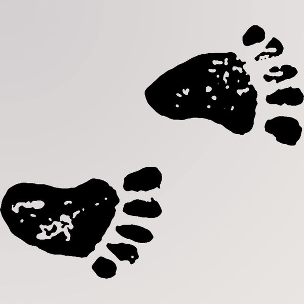 Stempel Fußspuren von Tudi Billo