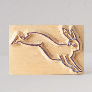 Stempel Hase, springend von Tudi Billo